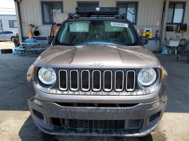 ZACCJBAB7JPG94767 - 2018 JEEP RENEGADE SPORT GRAY photo 5