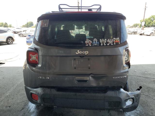 ZACCJBAB7JPG94767 - 2018 JEEP RENEGADE SPORT GRAY photo 6