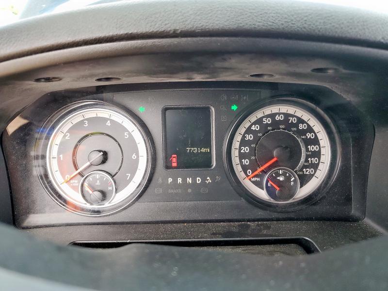 1C6RR6LG8NS169808 - 2022 RAM 1500 CLASS SLT შავი ფოტო 9