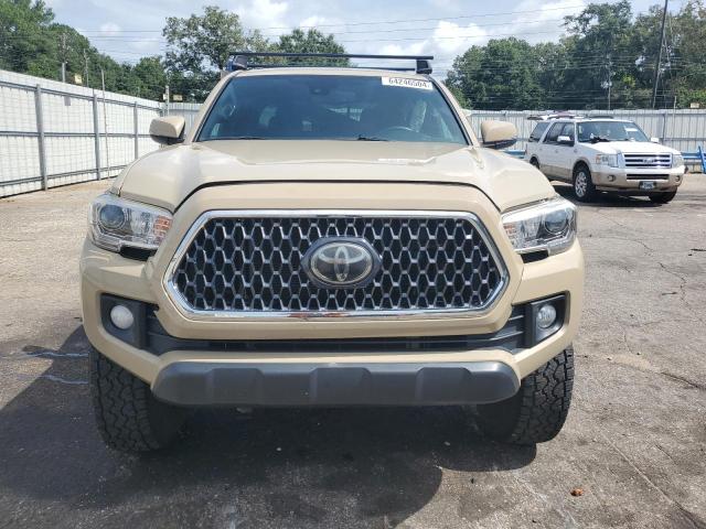 3TMCZ5AN8KM221341 - 2019 TOYOTA TACOMA DOUBLE CAB TAN photo 5