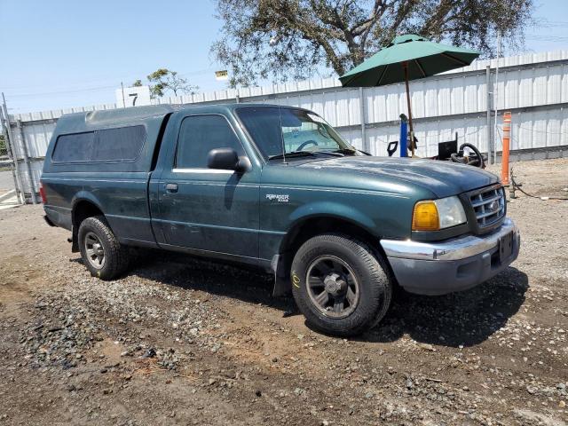 1FTYR10U73PA66526 - 2003 FORD RANGER TEAL photo 4