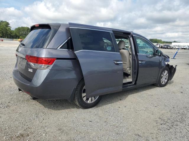 5FNRL5H67FB131151 - 2015 HONDA ODYSSEY EXL GRAY photo 3