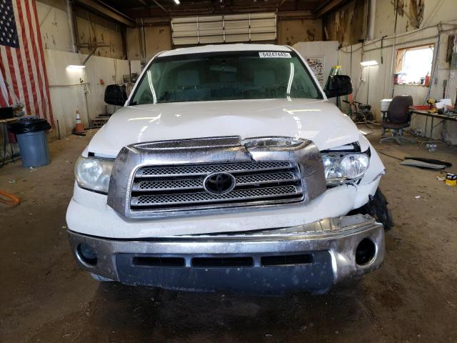 5TFSV54168X005085 - 2008 TOYOTA TUNDRA DOUBLE CAB WHITE photo 5