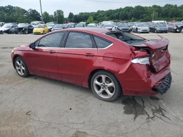 3FA6P0G76GR339614 - 2016 FORD FUSION S RED photo 2