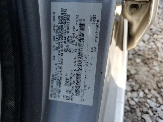 3FADP4AJ8DM223679 - 2013 FORD FIESTA S SILVER photo 13