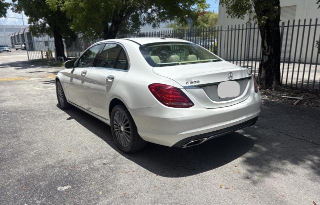 55SWF4KB4FU027077 - 2015 MERCEDES-BENZ C 300 4MATIC WHITE photo 3