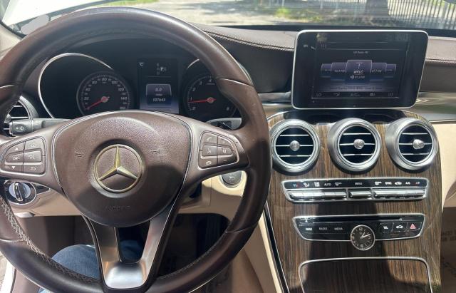 55SWF4KB4FU027077 - 2015 MERCEDES-BENZ C 300 4MATIC WHITE photo 8