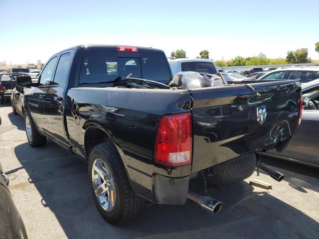 1D7RV1GT3BS556587 - 2011 DODGE RAM 1500 BLACK photo 2