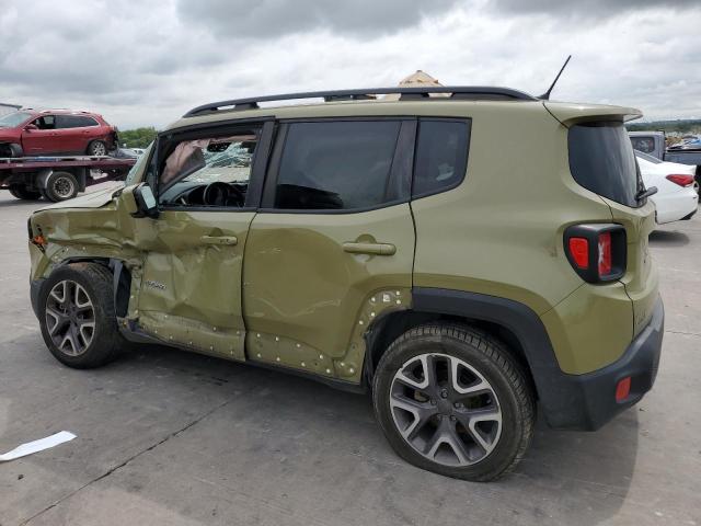 ZACCJABT1FPB91213 - 2015 JEEP RENEGADE LATITUDE GREEN photo 2