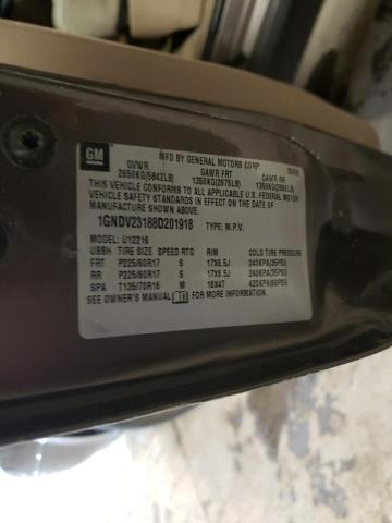 1GNDV23188D201918 - 2008 CHEVROLET UPLANDER LS 棕色 照片 14