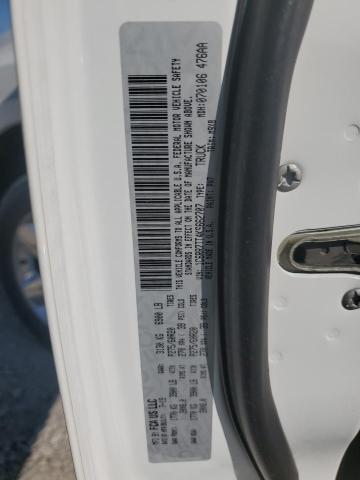 1C6RR7TT4KS662707 - 2019 RAM 1500 CLASS SLT 白色 照片 12