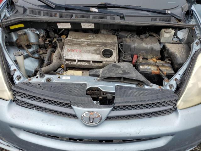 5TDZA23C65S369360 - 2005 TOYOTA SIENNA CE BLUE photo 12