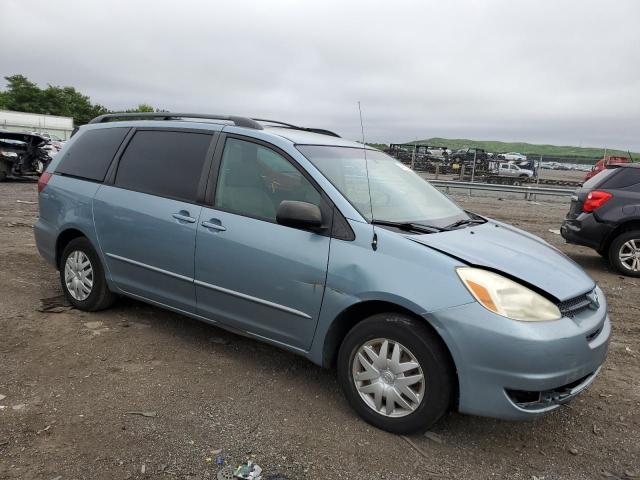 5TDZA23C65S369360 - 2005 TOYOTA SIENNA CE BLUE photo 4