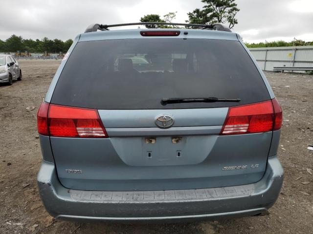 5TDZA23C65S369360 - 2005 TOYOTA SIENNA CE BLUE photo 6