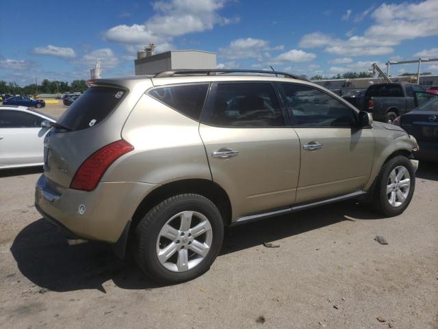 JN8AZ08W87W649642 - 2007 NISSAN MURANO SL GOLD photo 3