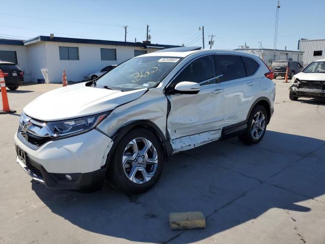 2HKRW1H82JH501448 - 2018 HONDA CR-V EXL WHITE photo 1