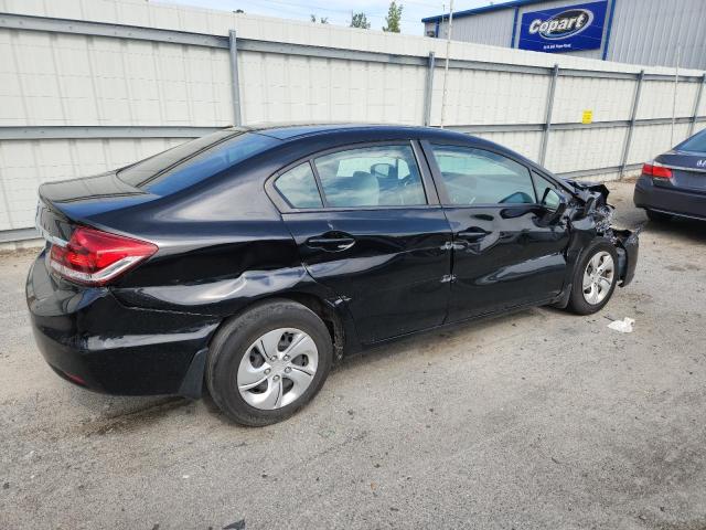 2HGFB2E4XFH047361 - 2015 HONDA CIVIC LX BLACK photo 3