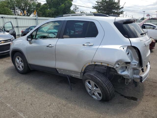 KL7CJLSB8KB750793 - 2019 CHEVROLET TRAX 1LT ვერცხლისფერი ფოტო 2