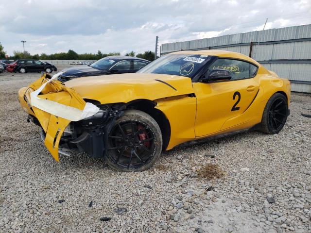 WZ1DB0C02MW039104 - 2021 TOYOTA SUPRA BASE YELLOW photo 1