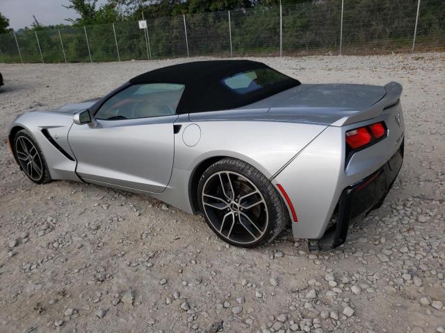 1G1YM3D76G5000042 - 2016 CHEVROLET CORVETTE STINGRAY Z51 3LT SILVER photo 2