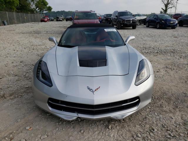 1G1YM3D76G5000042 - 2016 CHEVROLET CORVETTE STINGRAY Z51 3LT SILVER photo 5