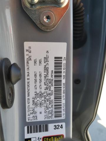 3TMBZ5DN1JM013291 - 2018 TOYOTA TACOMA DOUBLE CAB Gris foto 13