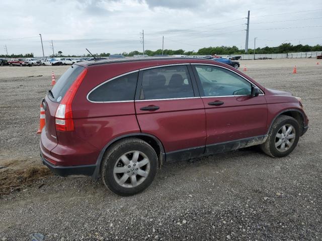 5J6RE3H43BL020952 - 2011 HONDA CR-V SE MAROON photo 3