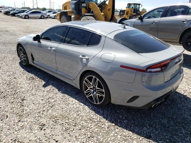 KNAE45LCXN6099358 - 2022 KIA STINGER GT1 GRAY photo 2