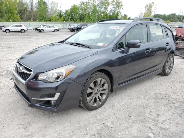 JF1GPAP66G8267056 - 2016 SUBARU IMPREZA SPORT PREMIUM GRAY photo 1