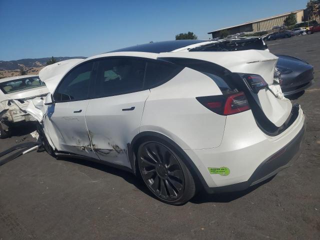 7SAYGDEF3NF506498 - 2022 TESLA MODEL Y WHITE photo 2