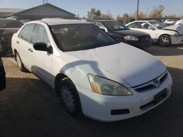 1HGCM56106A049220 - 2006 HONDA ACCORD VALUE WHITE photo 1