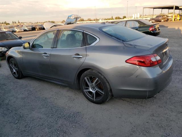 JN1EY1AP0CM910344 - 2012 INFINITI M35H GRAY photo 2