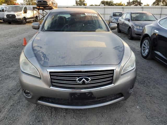 JN1EY1AP0CM910344 - 2012 INFINITI M35H GRAY photo 5