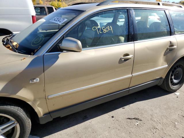 WVWWH63B62E085029 - 2002 VOLKSWAGEN PASSAT GLX Bej foto 9