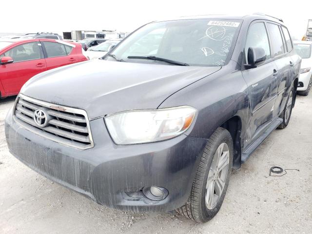 5TDEK3EH2AS005330 - 2010 TOYOTA HIGHLANDER SPORT GRAY photo 2