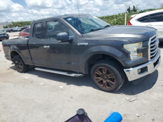 1FTEX1C84FFC67849 - 2015 FORD F150 SUPER CAB GRAY photo 4