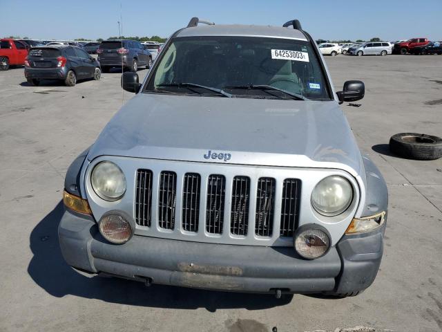 1J4GL38K16W191313 - 2006 JEEP LIBERTY RENEGADE SILVER photo 5