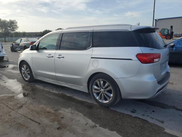 KNDME5C13G6126106 - 2016 KIA SEDONA SXL GRAY photo 2