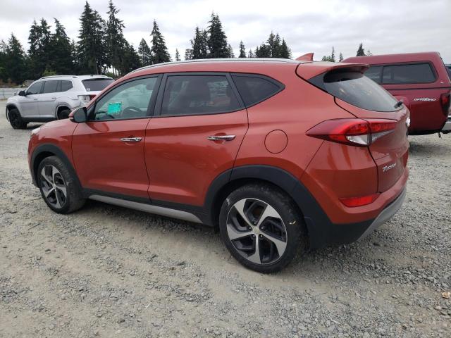 KM8J3CA26HU334952 - 2017 HYUNDAI TUCSON LIMITED ORANGE photo 2