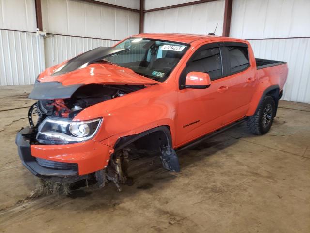 1GCGTEEN0M1259904 - 2021 CHEVROLET COLORADO ZR2 ORANGE photo 1