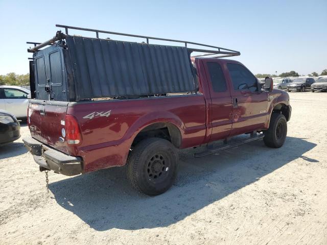 1FTNX21P04EC04332 - 2004 FORD F250 SUPER DUTY RED photo 3