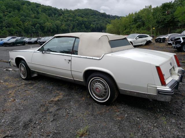 1G6AL6783EE649380 - 1984 CADILLAC ELDORADO BIARRITZ WHITE photo 2