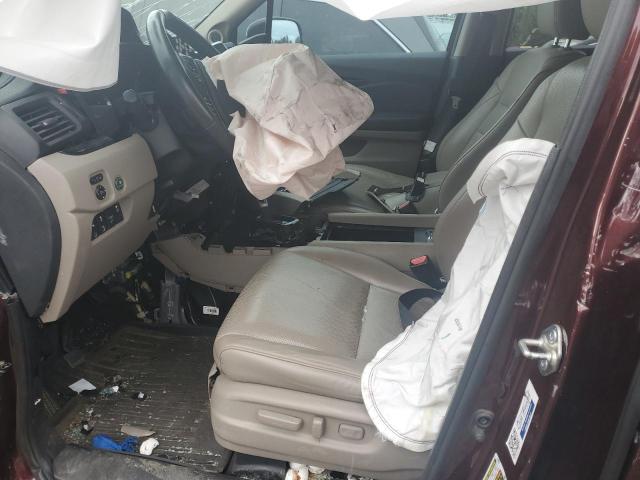 5FPYK3F75KB014118 - 2019 HONDA RIDGELINE RTL Rouge photo 7