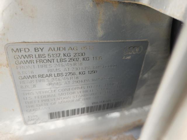 WA1UFAFL6DA251624 - 2013 AUDI A4 ALLROAD PREMIUM PLUS SILVER photo 12