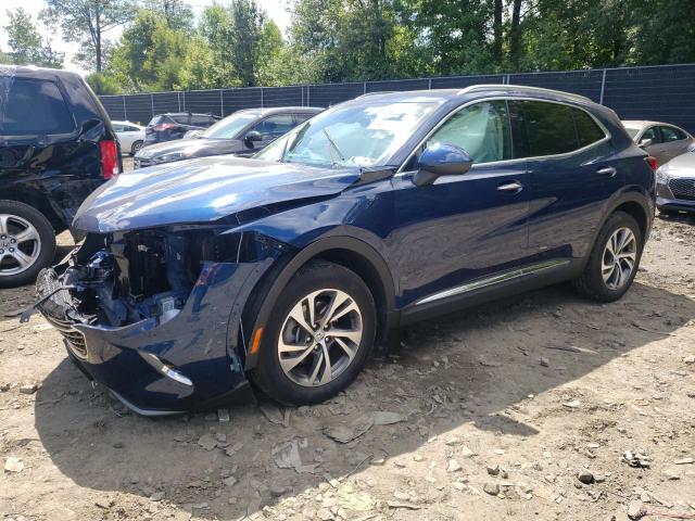 LRBFZPR44ND065656 - 2022 BUICK ENVISION ESSENCE BLUE photo 1