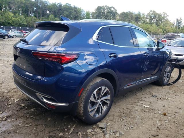 LRBFZPR44ND065656 - 2022 BUICK ENVISION ESSENCE BLUE photo 3