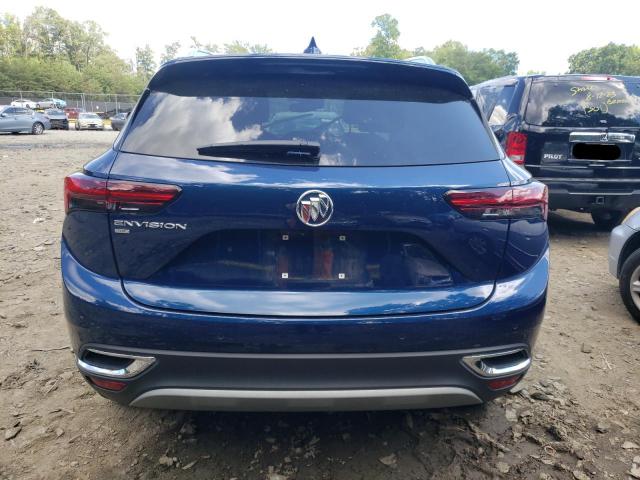 LRBFZPR44ND065656 - 2022 BUICK ENVISION ESSENCE BLUE photo 6