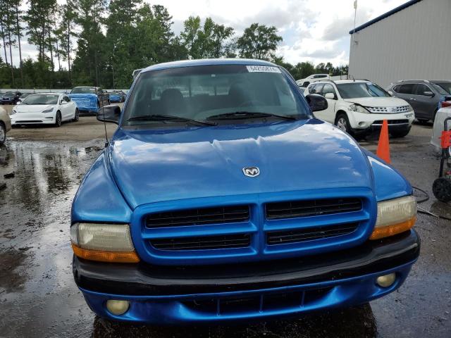 1B7GL22X5YS553240 - 2000 DODGE DAKOTA BLUE photo 5