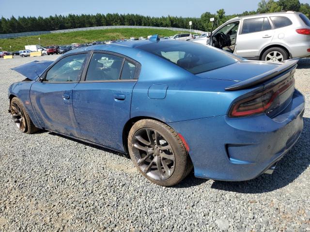 2C3CDXGJ2PH588812 - 2023 DODGE CHARGER SCAT PACK BLUE photo 2