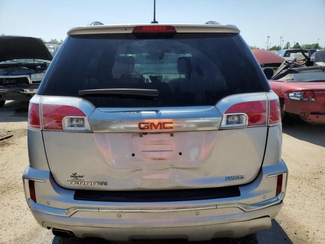 2GKFLVEK4G6140888 - 2016 GMC TERRAIN DENALI SILVER photo 6